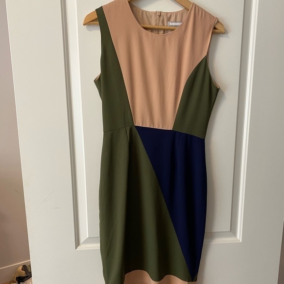 Anthropologie Hunter Bell Colorblock Sheath dress - Picture 2 of 4